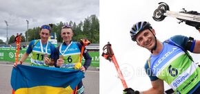 Pidruchnyi won the gold medal at the Summer Biathlon World Championships on the Flag Day of Ukraine. Video