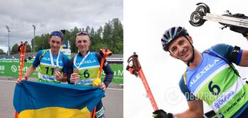 Pidruchnyi won the gold medal at the Summer Biathlon World Championships on the Flag Day of Ukraine. Video
