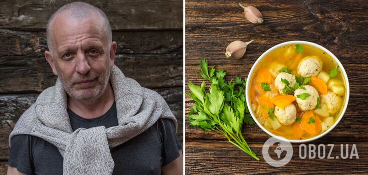 Soup with meatballs for children from Sava Libkin