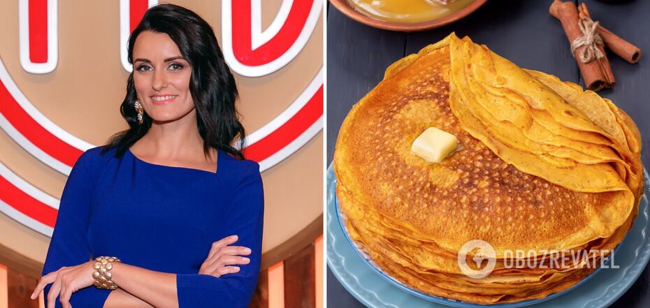 Liza Hlinska shared a recipe for pumpkin pancakes