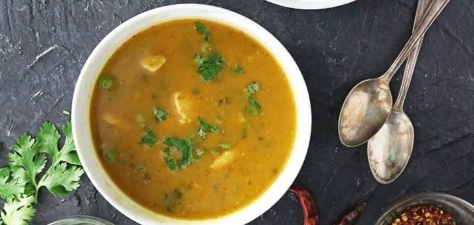 Delicious soup with potatoes