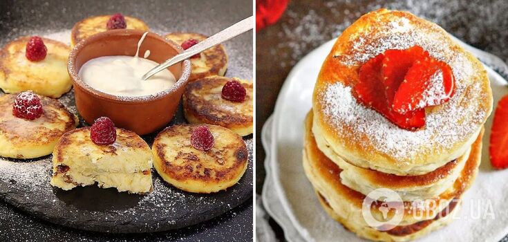 How to cook cottage cheese pancakes in a festive way: in orange syrup with rum