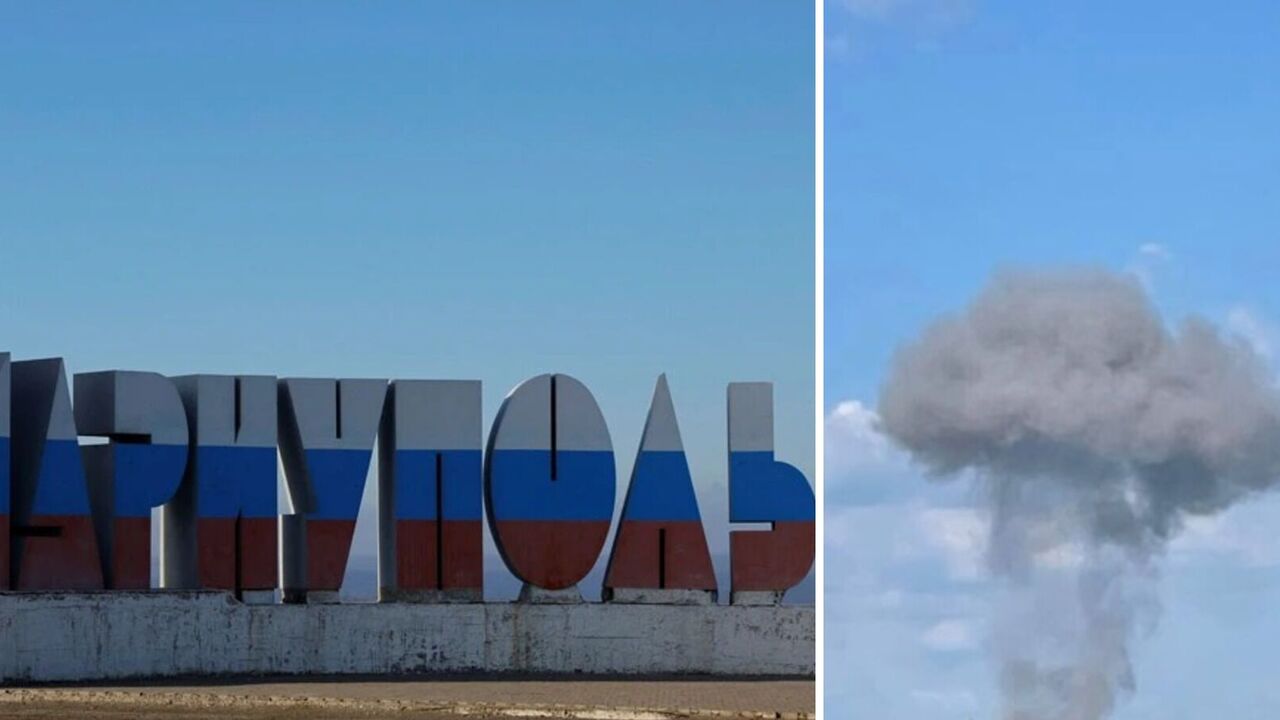 A series of explosions occurred in Mariupol, occupants' air defense system could have been under attack