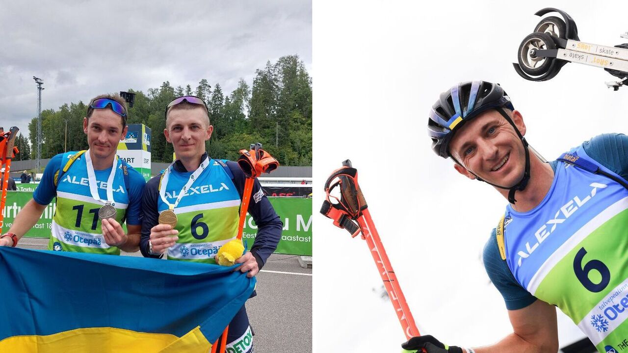 Pidruchnyi won the gold medal at the Summer Biathlon World Championships on the Flag Day of Ukraine. Video