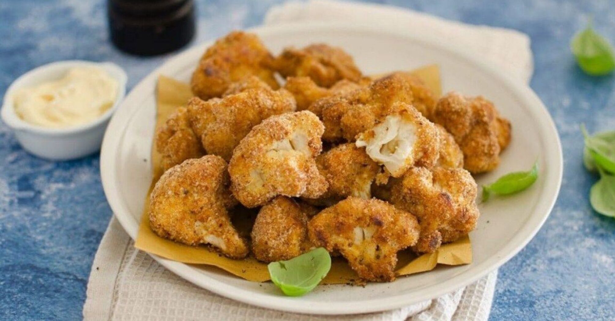 Recipe for breaded cauliflower in the oven