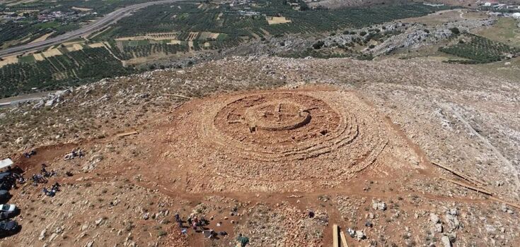 A building with a labyrinth was found on the Greek island of Crete, where rituals were performed 4000 years ago. Photo