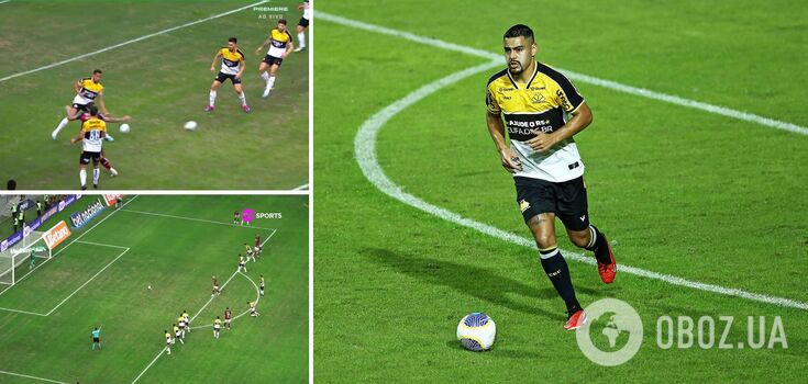 Brazil awarded the 'strangest penalty in history'. Video