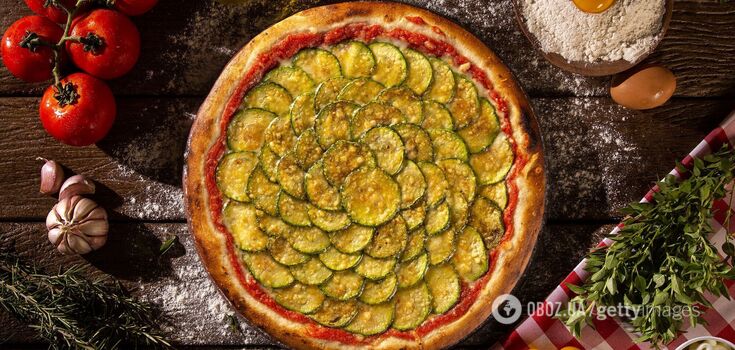 Pizza with vegetables