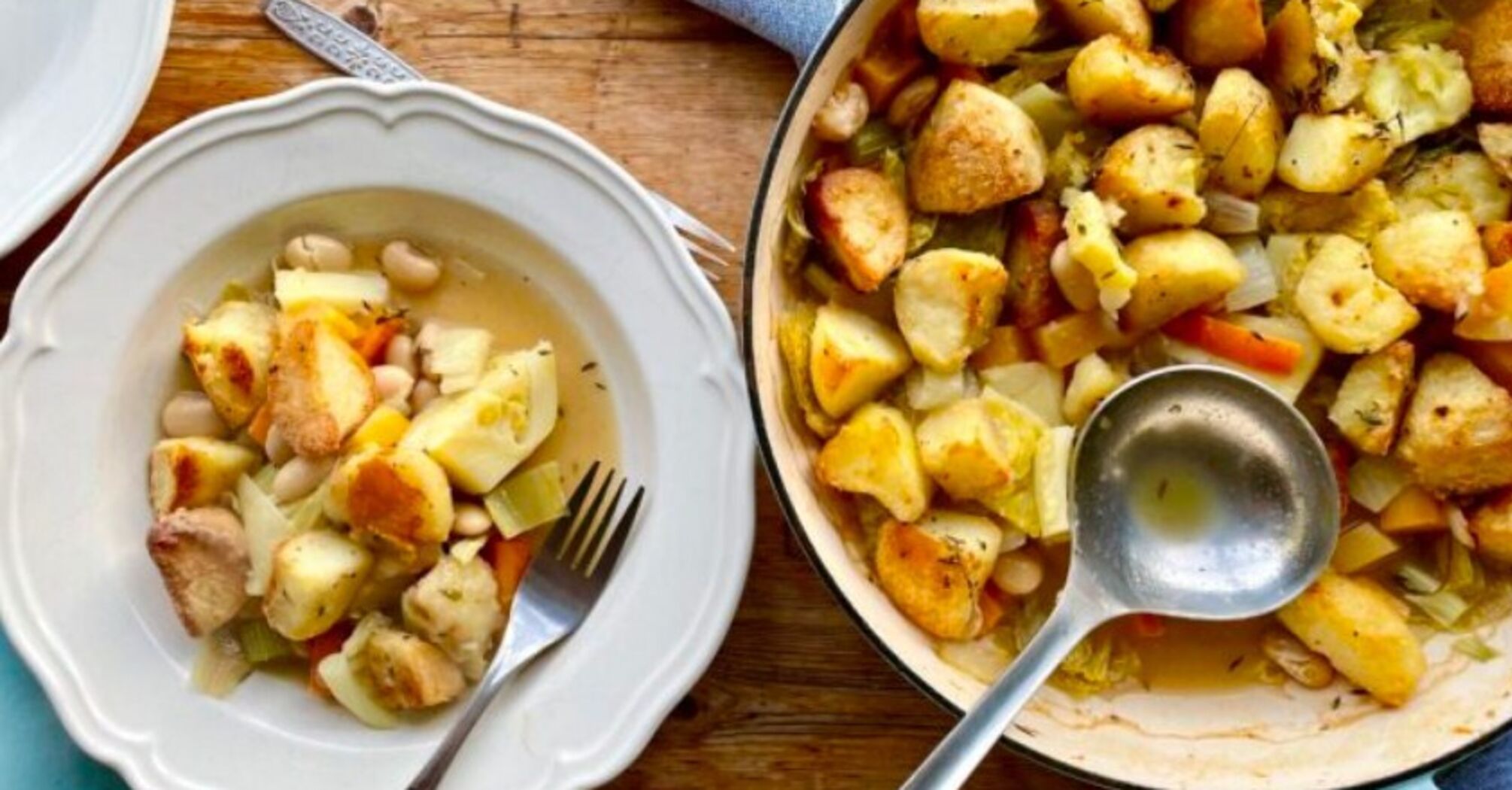 Zharenka or stewed potatoes in a new way: an old Ukrainian recipe