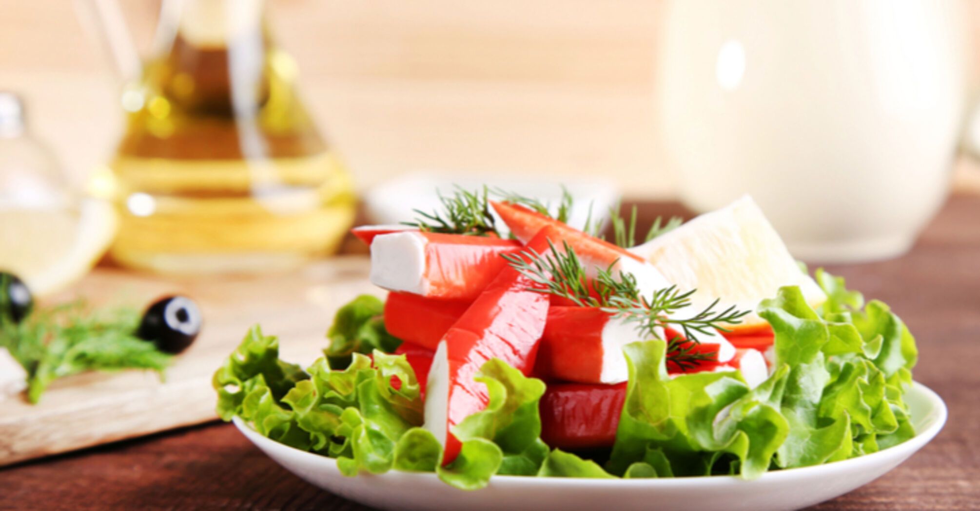 Spectacular Vyshyvanka salad: tastier than crab one