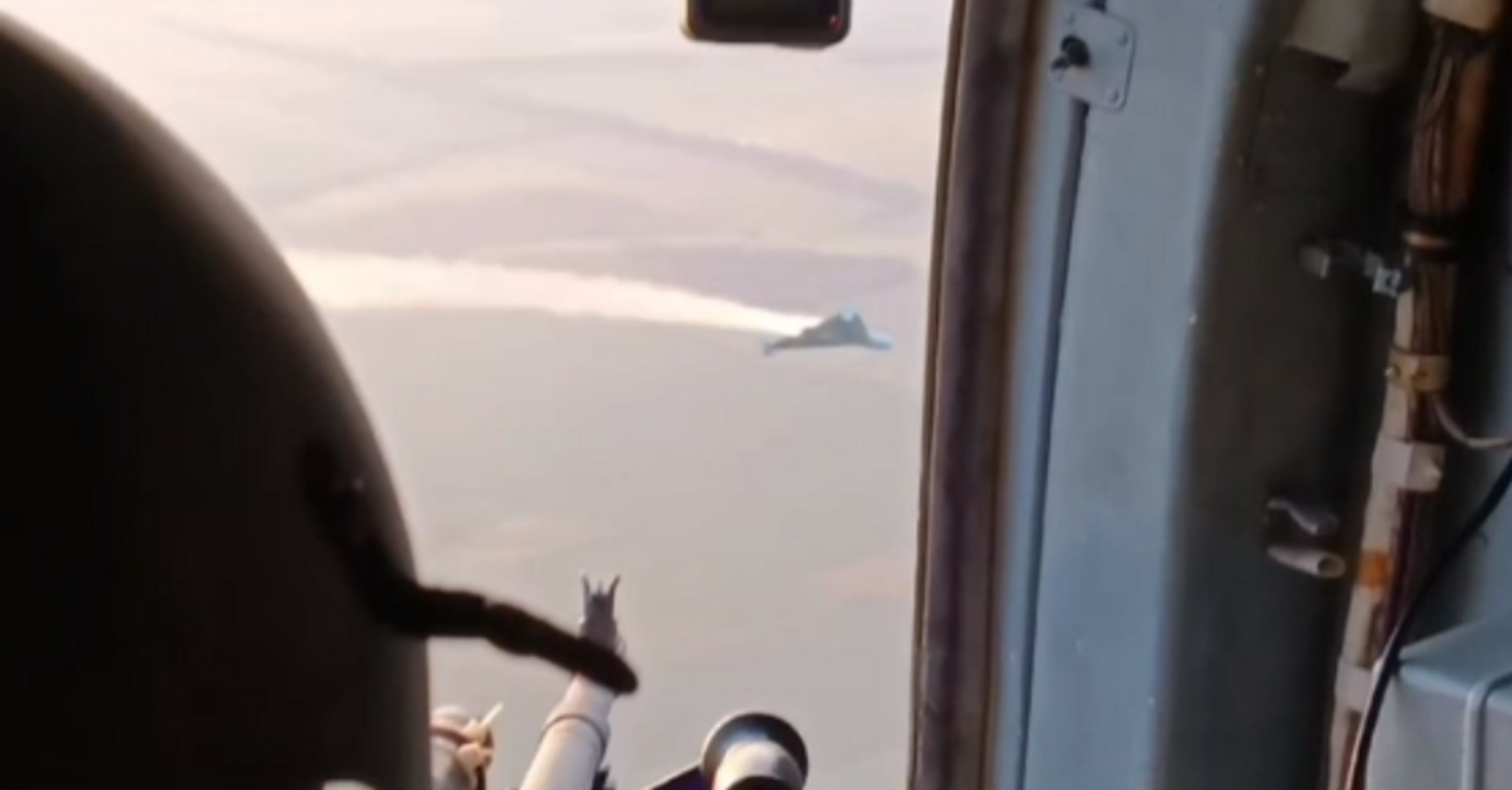Video of how Ukrainian soldiers shot down a Shahed with a machine gun from a helicopter has appeared
