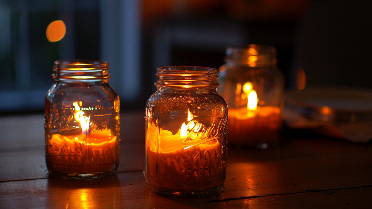 How to easily remove candle remnants from jars: Lifehacks