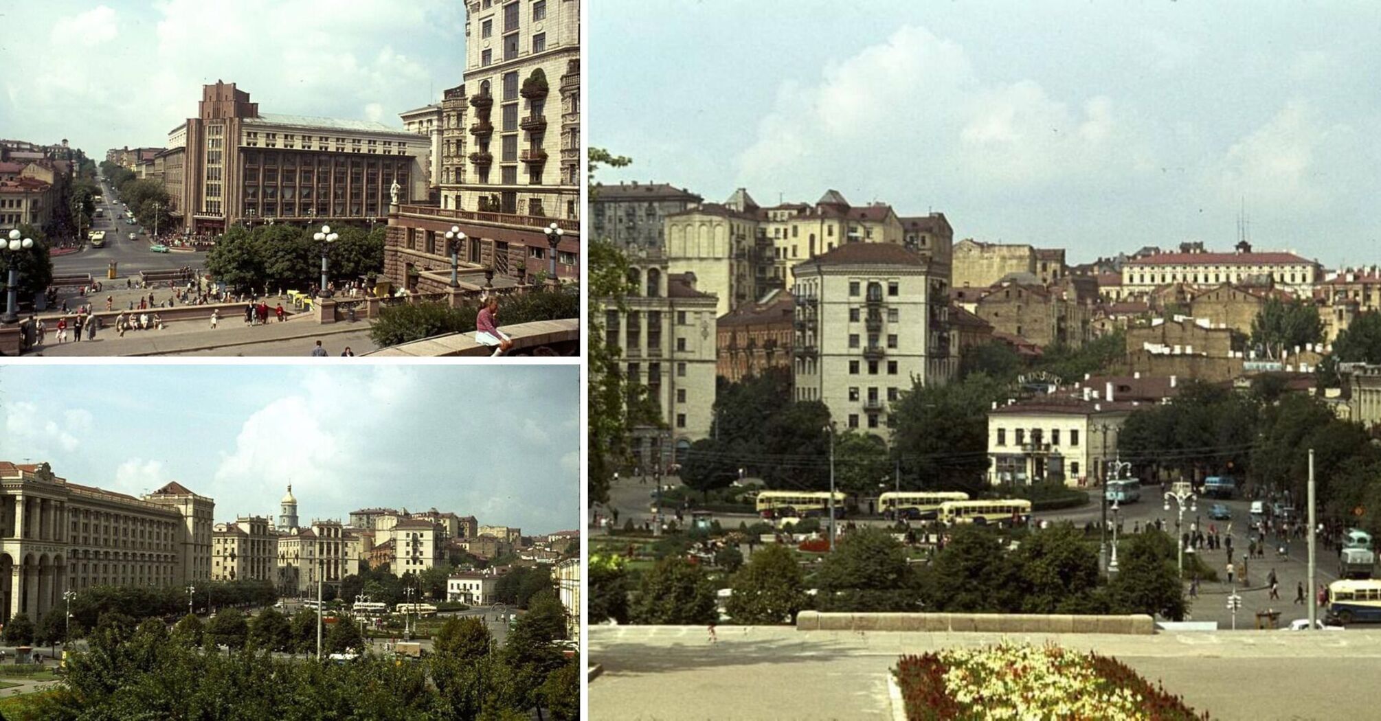 The center of Kyiv in the photos of a French scientist in 1964