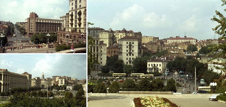 The center of Kyiv in the photos of a French scientist in 1964