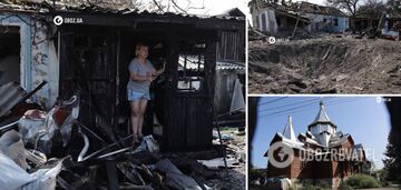 Consequences of the fall of the enemy drone wreckage