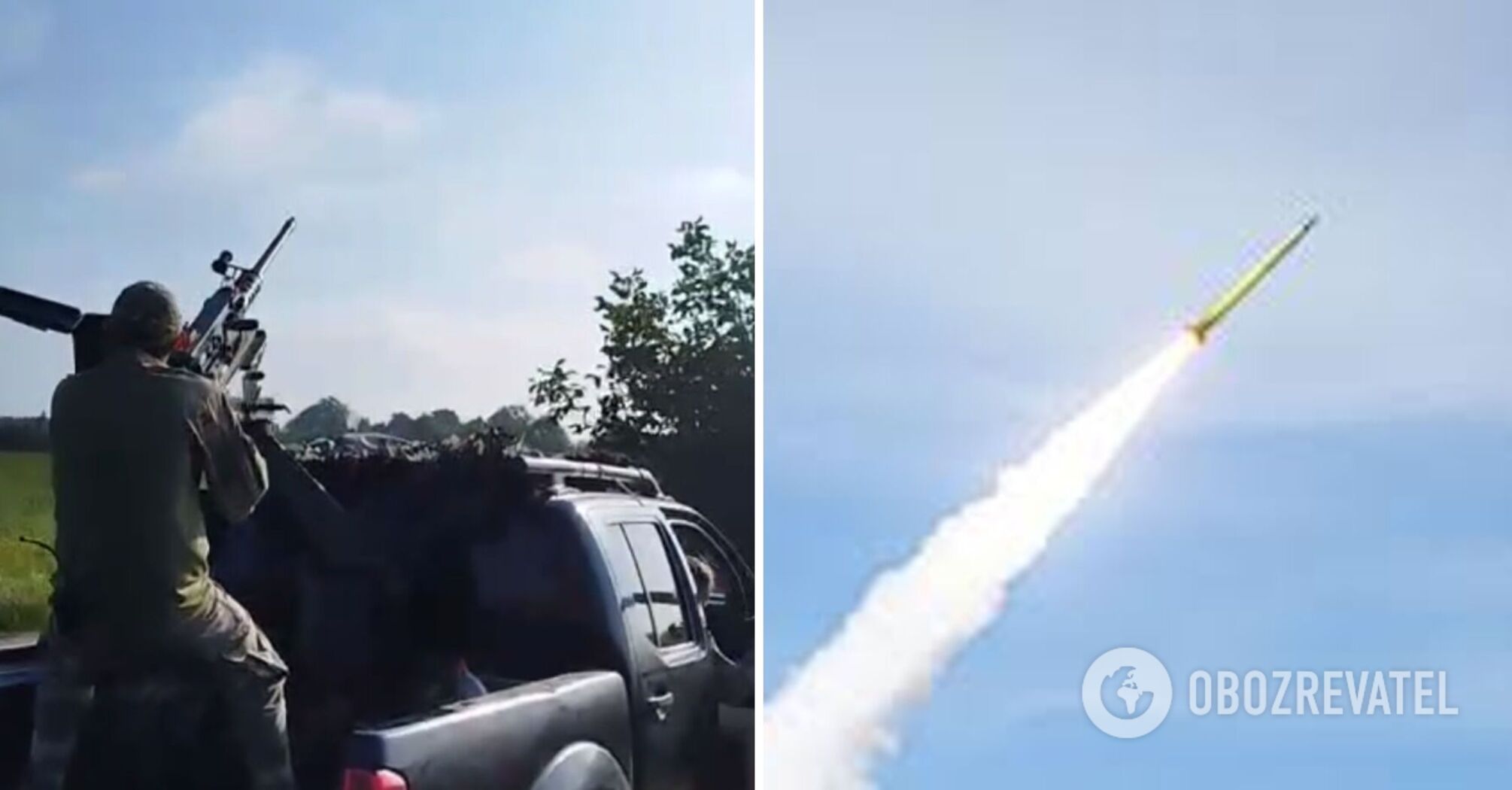 The defenders of the sky were at work: in Transcarpathia, the moment of shooting down a missile on the border of two regions was shown. Video