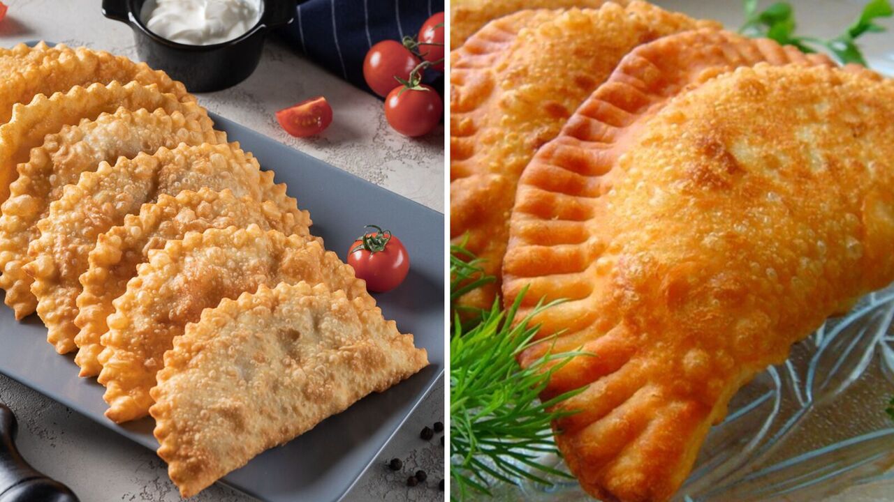 Crispy and juicy pasties