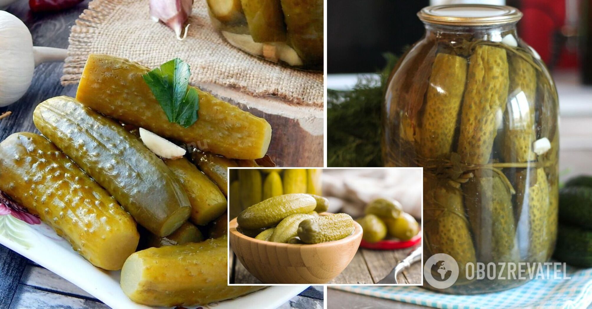 Tea or oak and grape leaves will help pickled cucumbers achieve the right acidity