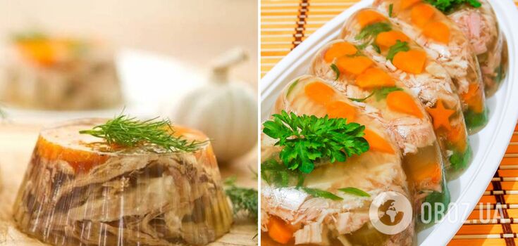 What meat to choose for aspic so that it is rich and transparent