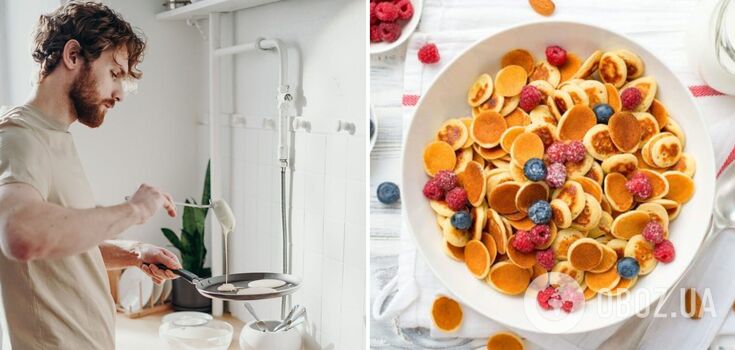 Miniature pancakes that fit in the palm of your hand: a food blogger shared her idea