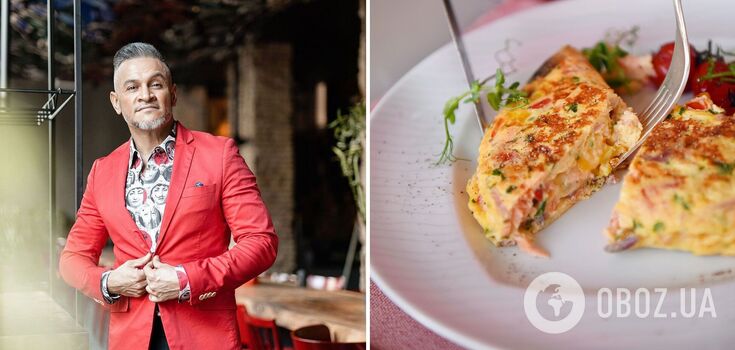 Hector Jimenez-Bravo shared a recipe for a delicious omelet