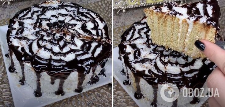 No-bake cake in 15 minutes: an easy recipe from Tik-Tok