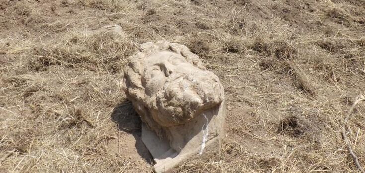 A marble head of Zeus, almost 2000 years old, was found in Turkey. Photo