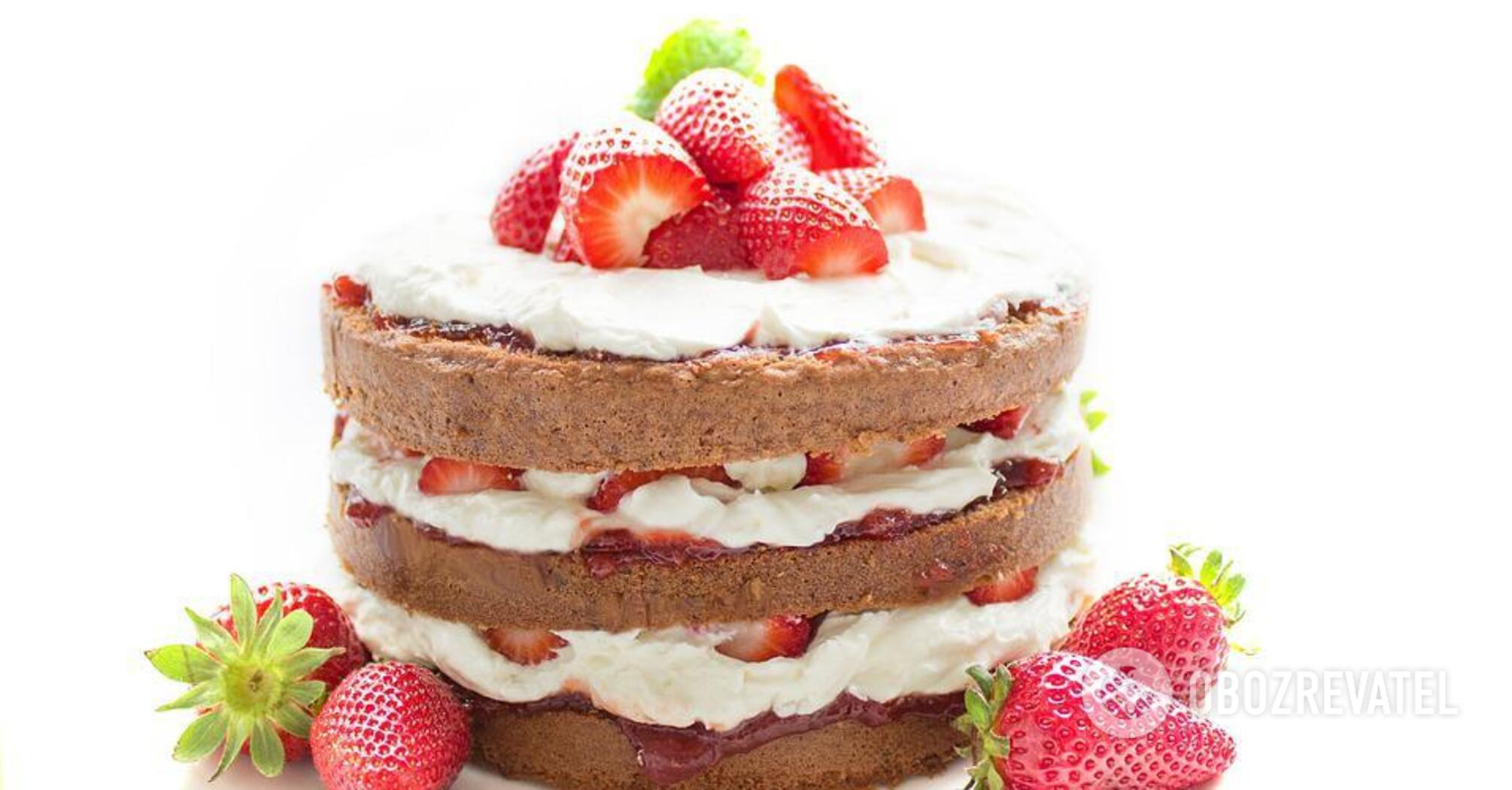 How to prepare sponge cake quickly without oven