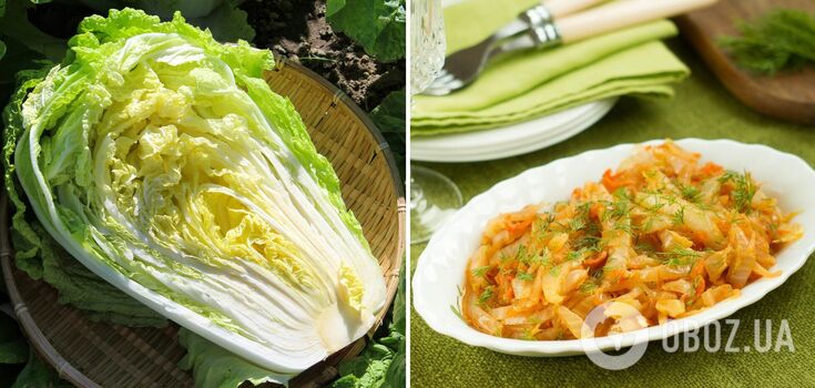 A delicious and healthy dish of cabbage and minced meat