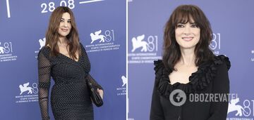 Monica Bellucci tried on a polka dot dress and Winona Ryder tried on a gothic style: the best looks at the opening of the Venice Film Festival