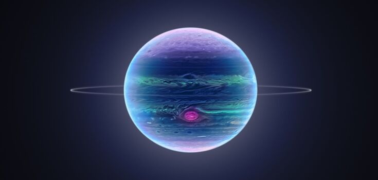 It's hard to look away. The astrophotographer showed a color photo of Jupiter, which was called a real work of art