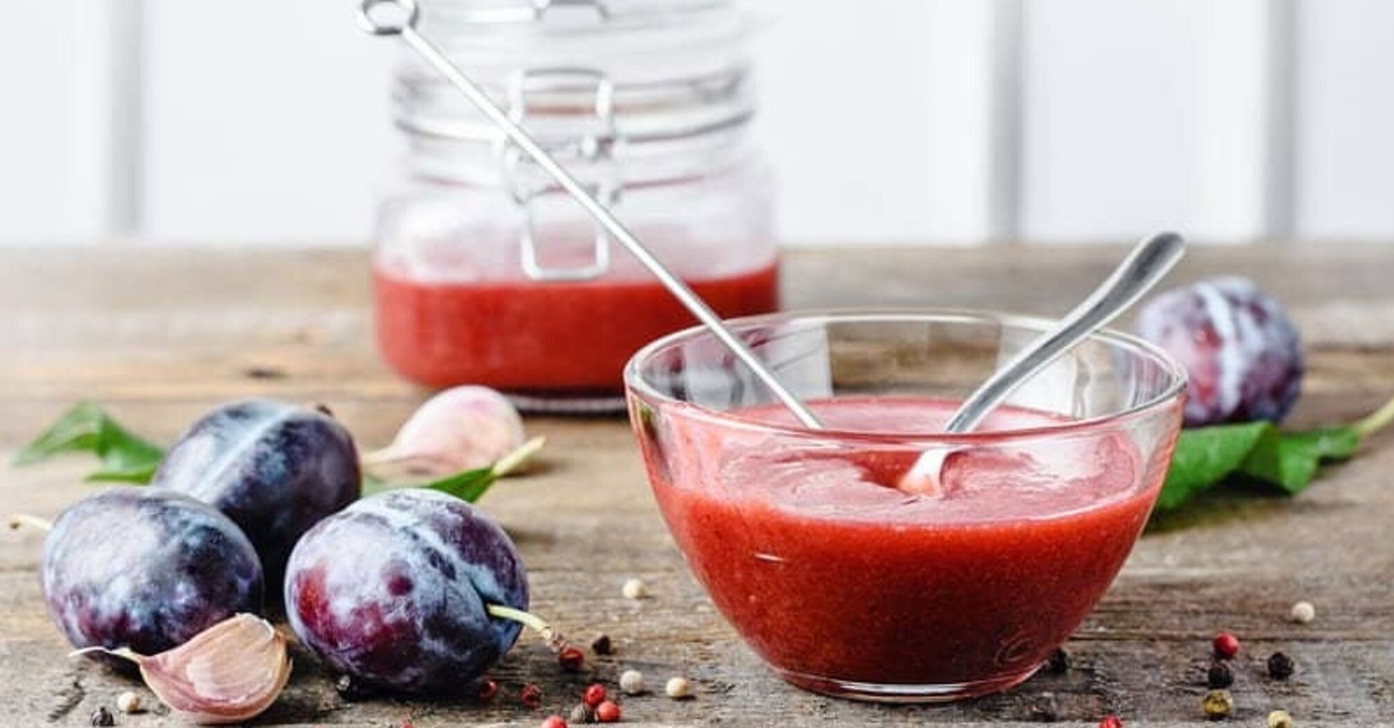 It tastes much better with it: how to make a spicy plum sauce for meat for the winter