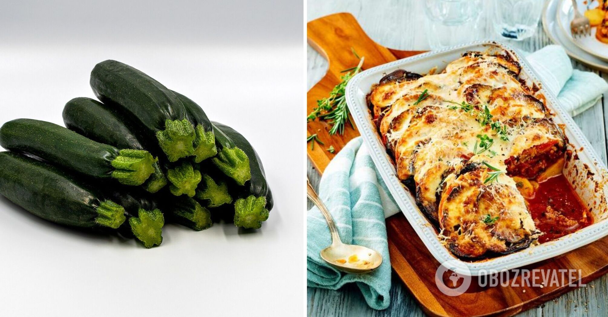 Delicious zucchini moussaka