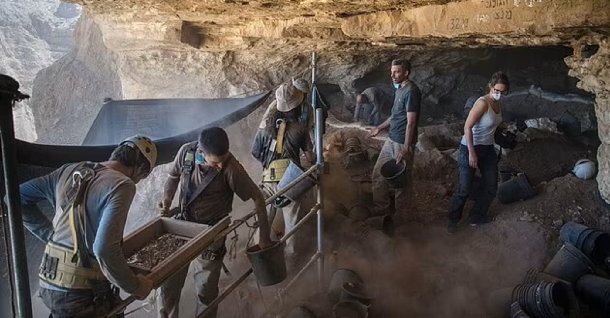 A 3,000-year-old structure from the city of Jesus' birth and a "red worm" that is mentioned 25 times in the Bible has been found in Israel. Photo