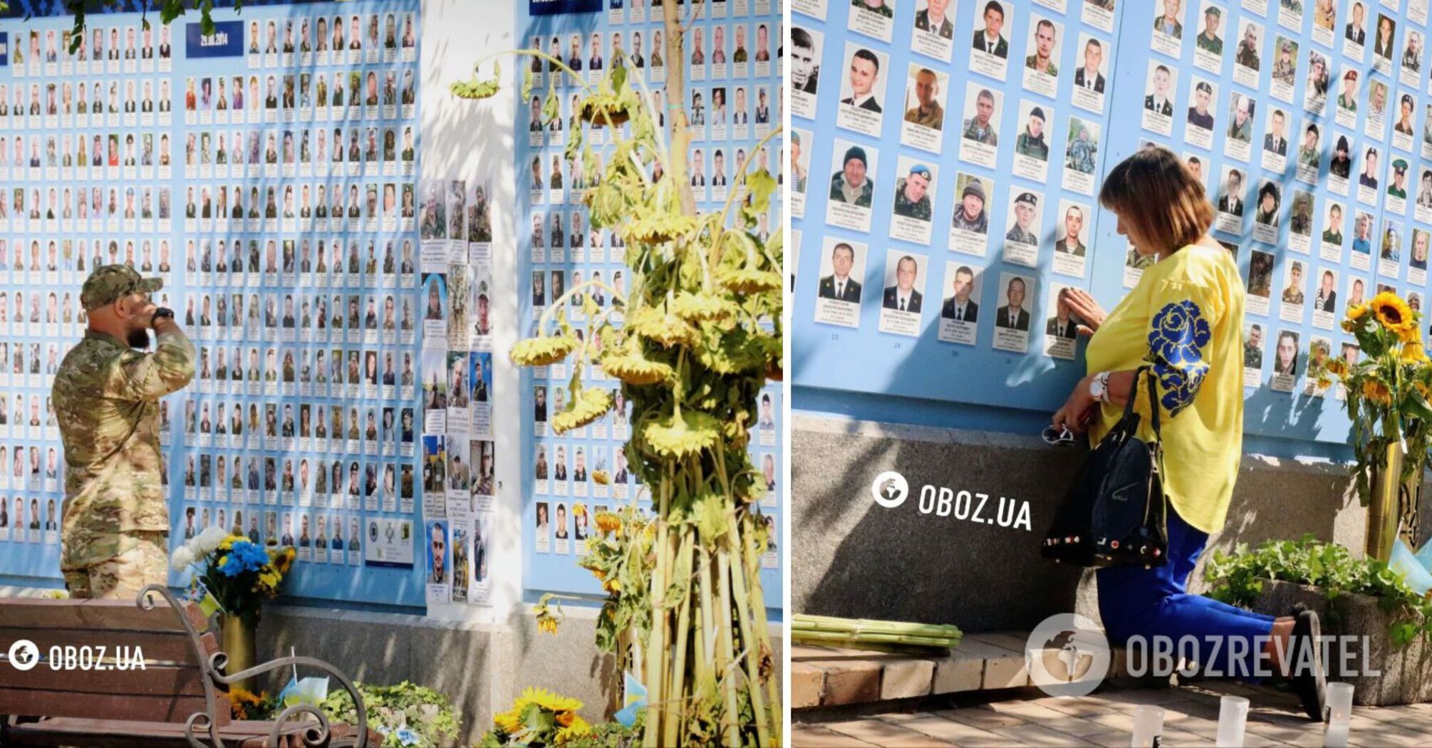 People carry flowers and lamps: the memory of the fallen defenders of Ukraine is honored on Mykhailivska Square in Kyiv. Photos and videos