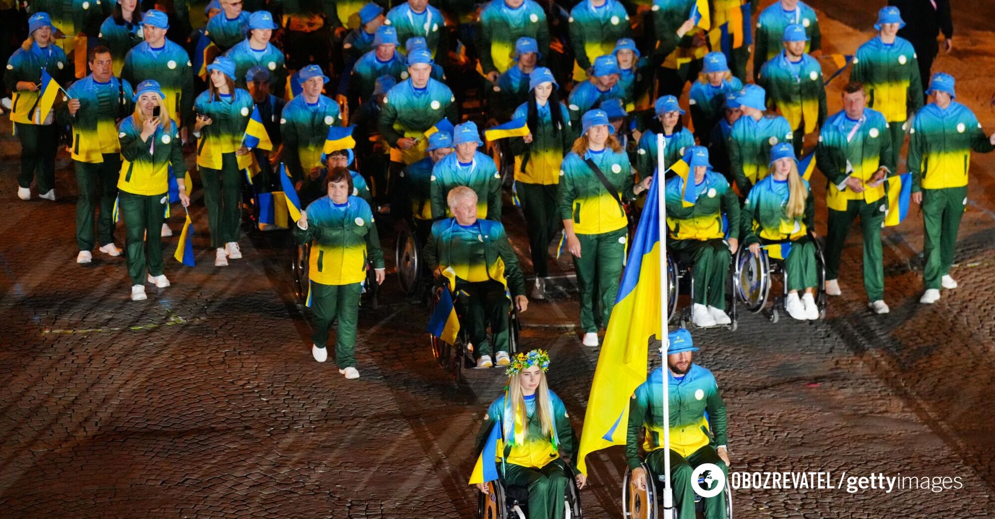 Paris gave a standing ovation to the Ukrainian national team at the opening of the 2024 Paralympics. Video