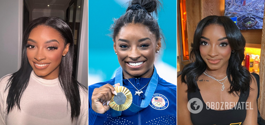 Top 10 hairstyles of US gymnast Simone Biles that deserve gold at the Olympics. Photo