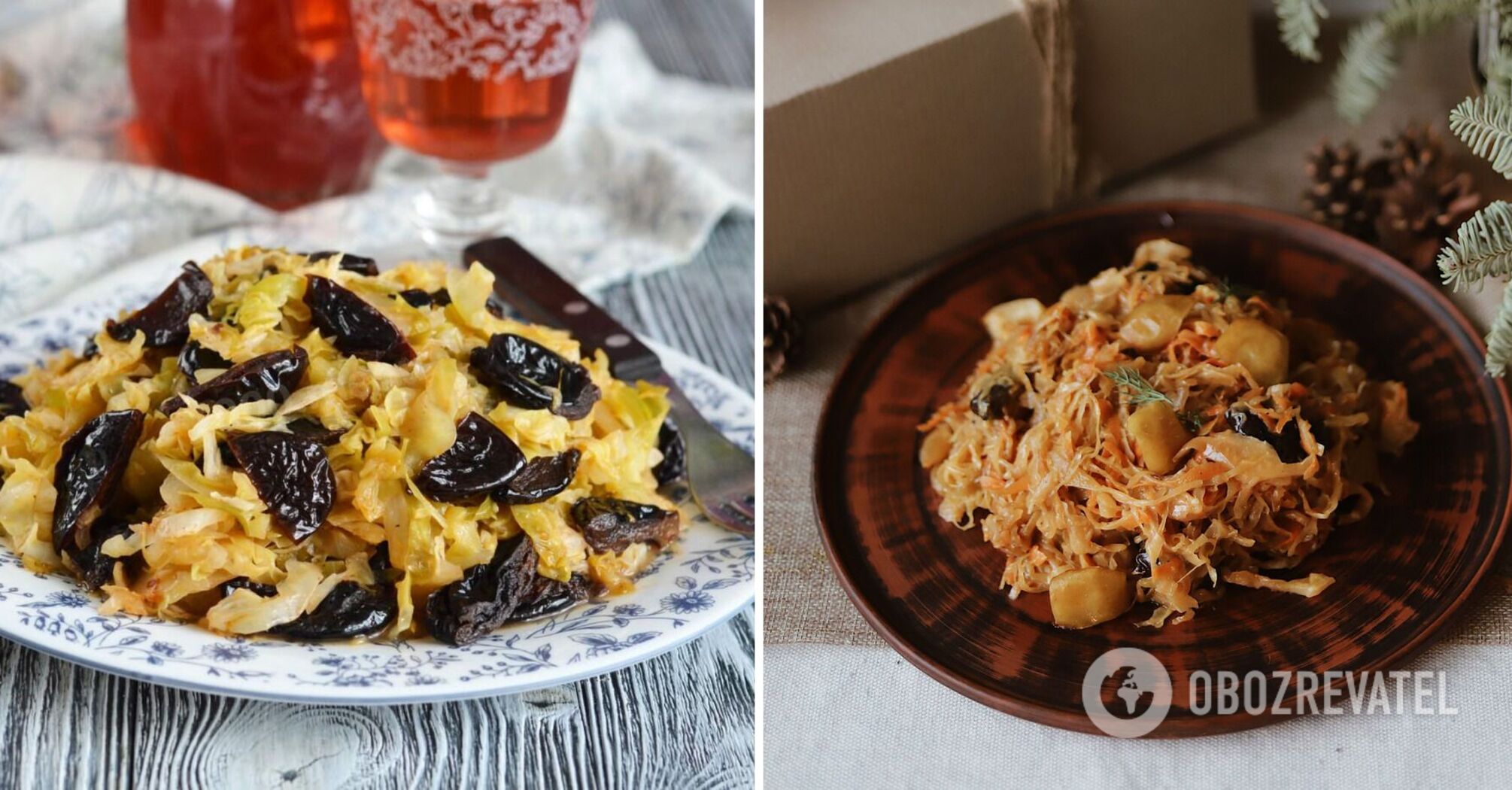 Braised cabbage with prunes: an unusual idea for a simple dish