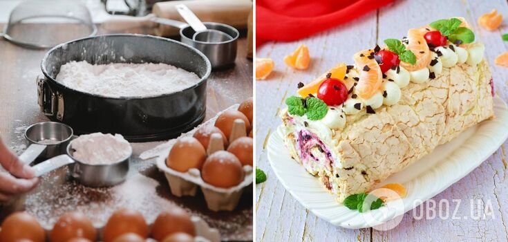 How to make meringue roll so that it is not overdried: food bloggers share their experience