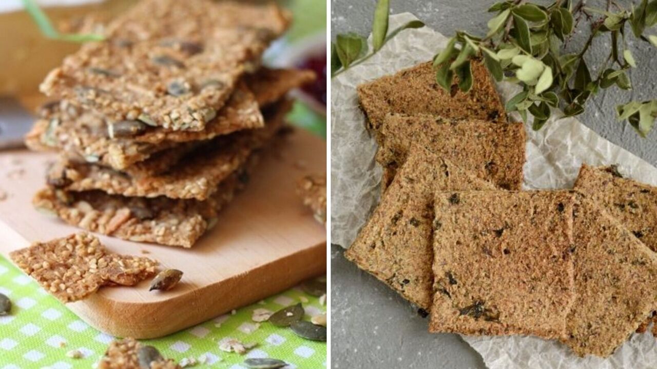 What to replace regular bread for soups with: healthy and low-calorie homemade crispbreads