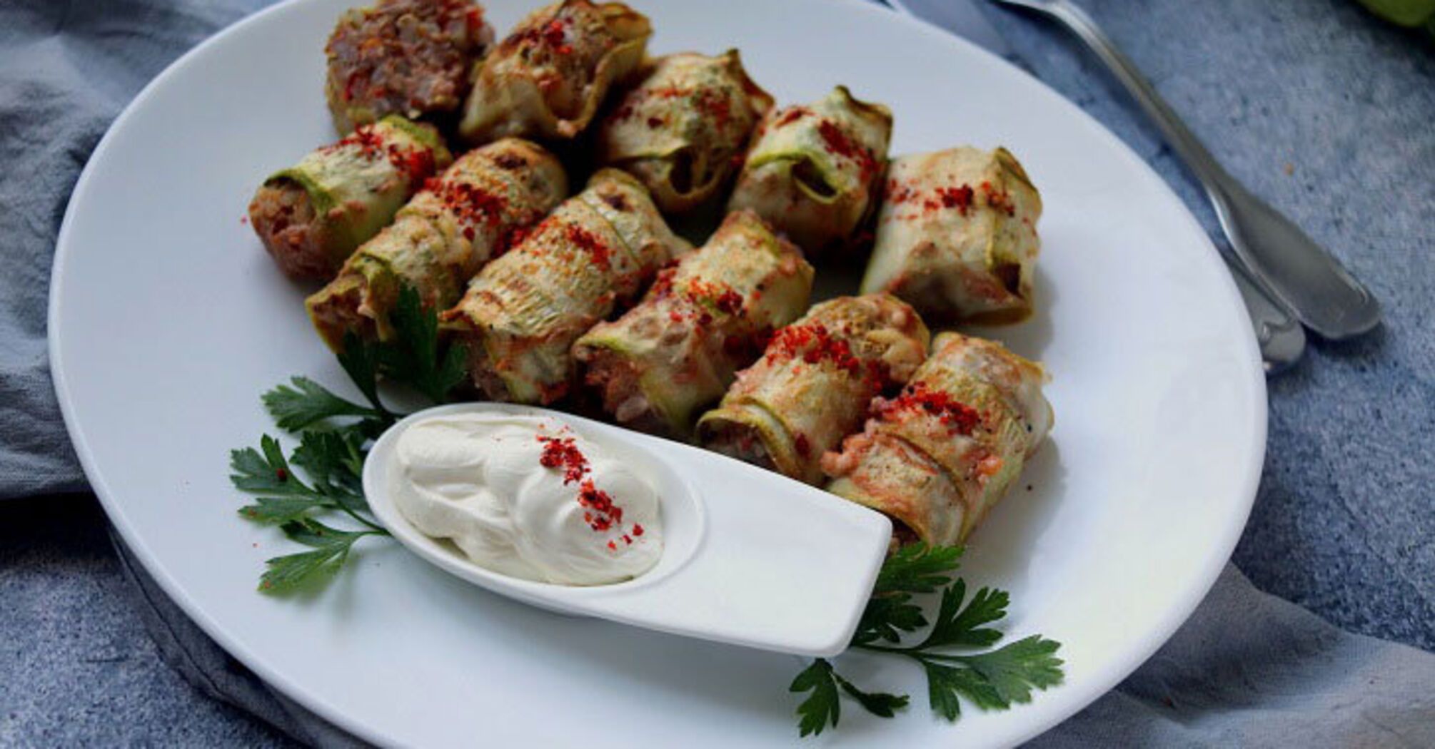 Recipe for zucchini rolls