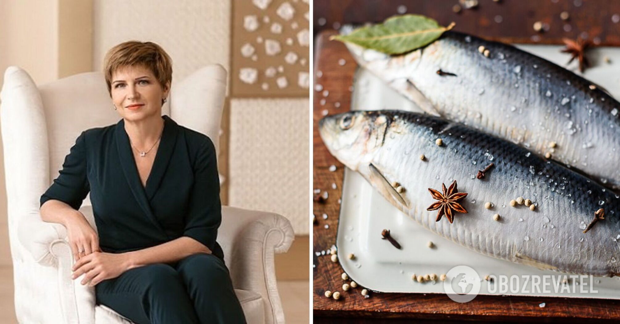 Svitlana Fus told about the benefits of herring