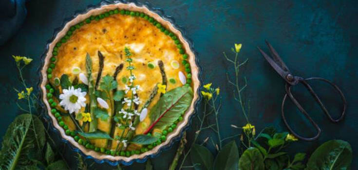 How to make delicious egg and green onion pie