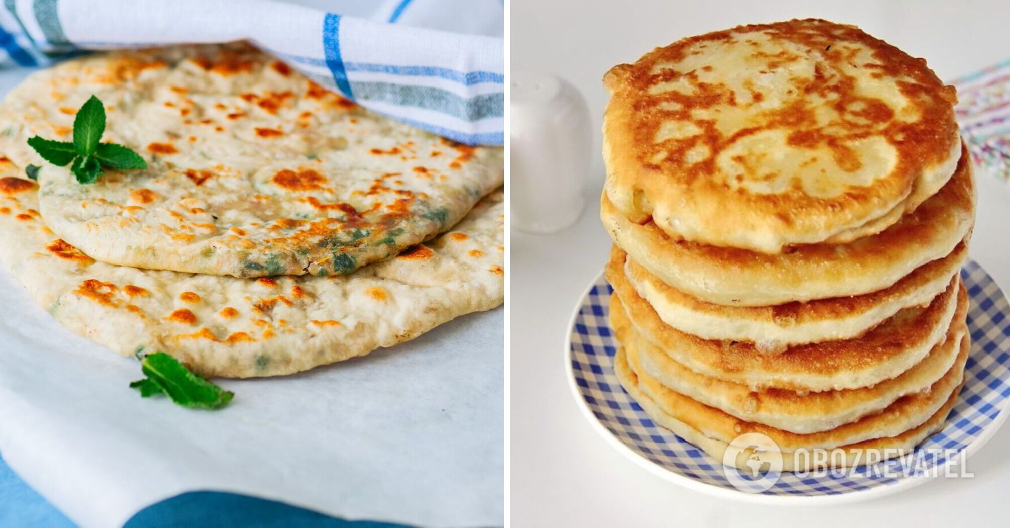 Moldovan plachinda with cottage cheese and herbs