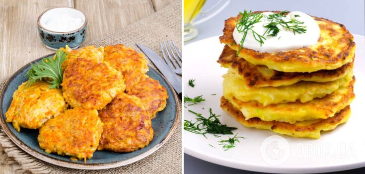 Instead of pies: how to prepare onion pancakes without eggs