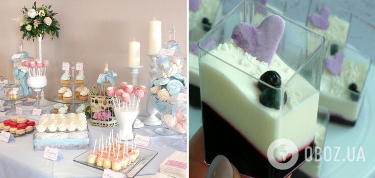 Dessert in a glass for a candy bar for a birthday: the idea was shared by Liliia Tsvit