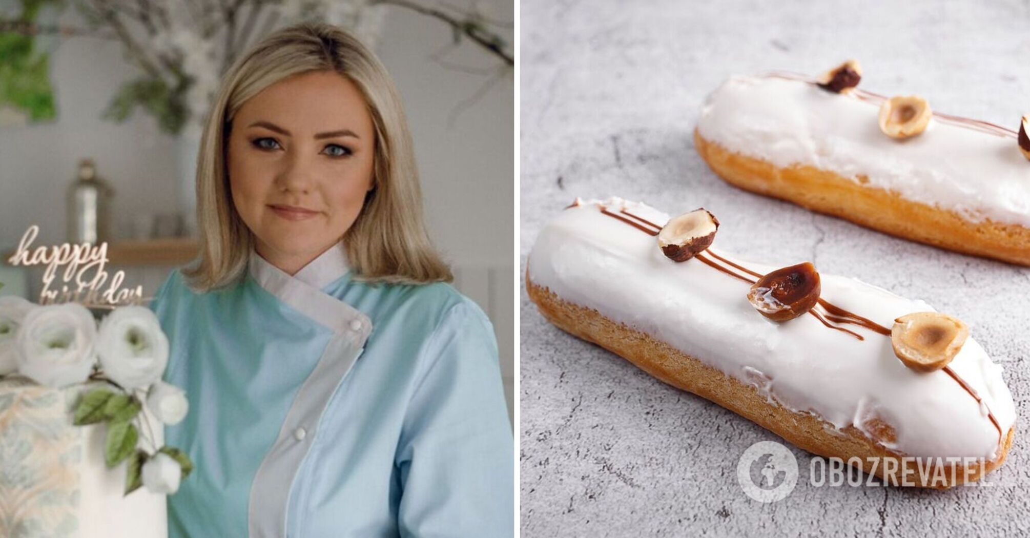 Eclairs with icing for all occasions: an idea shared by Lilia Tsvit