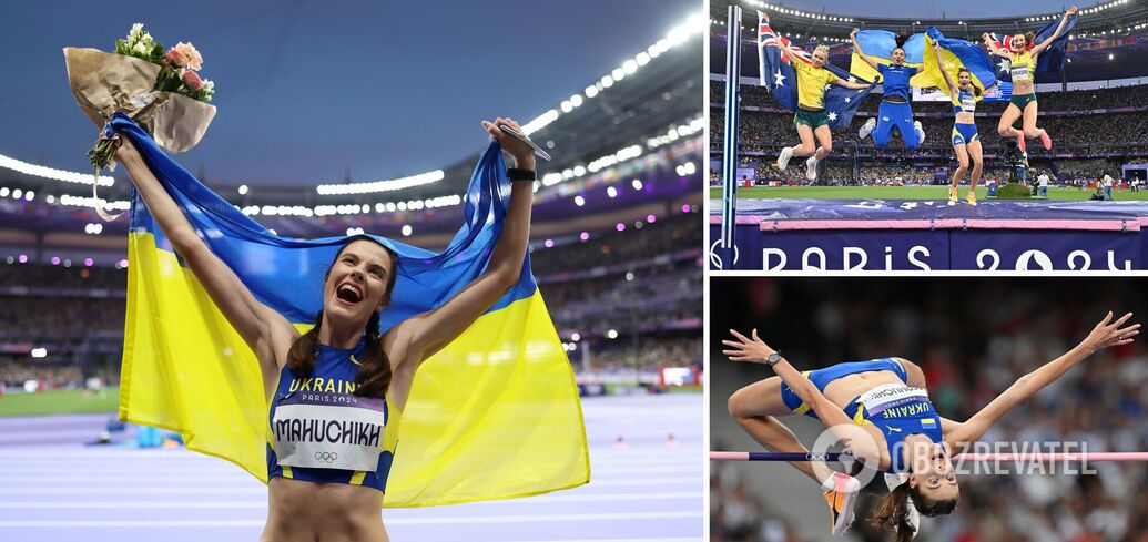 Ukraine has won three medals in one day: Maguchikh won the gold medal at the 2024 Olympics. Two more bronze medals in athletics