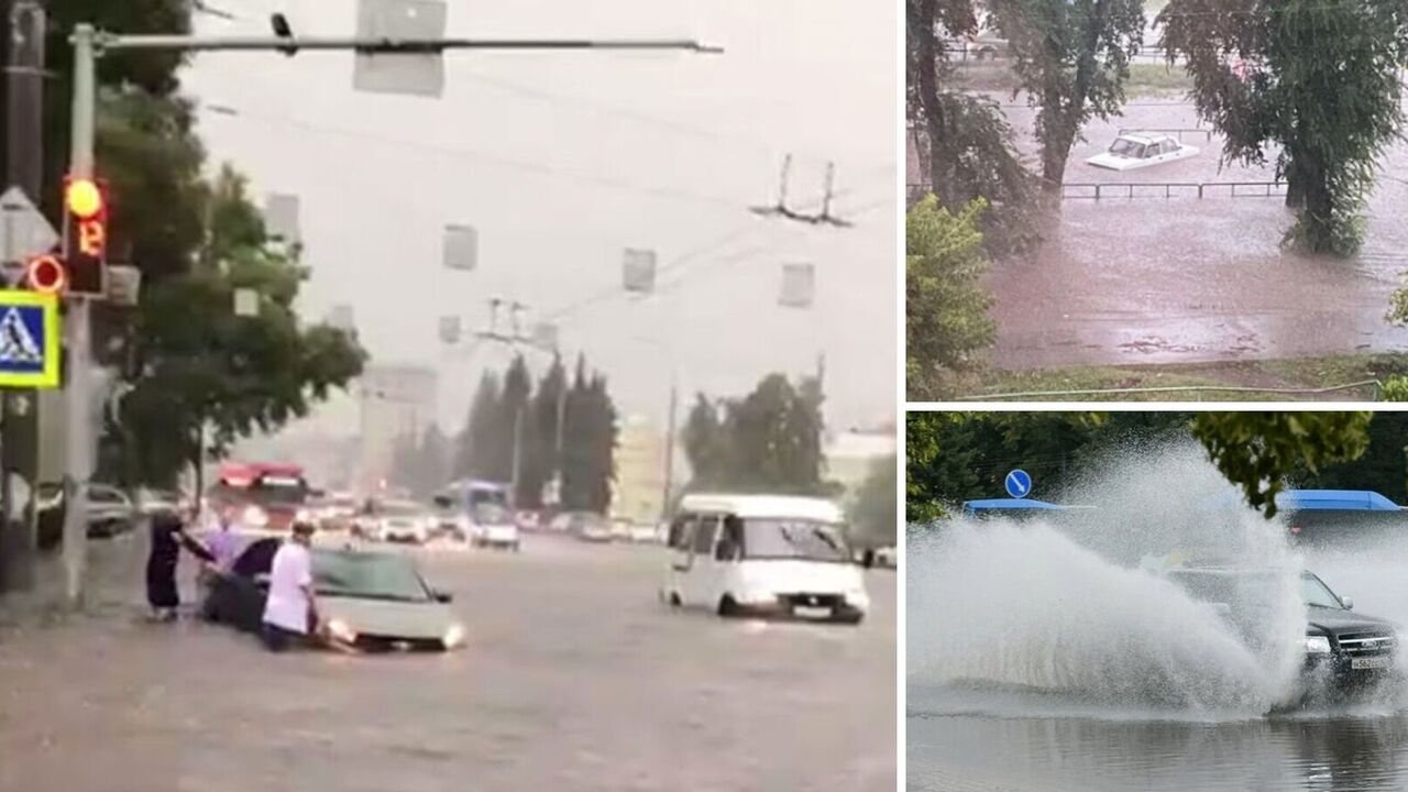 Novokuznetsk after a downpour