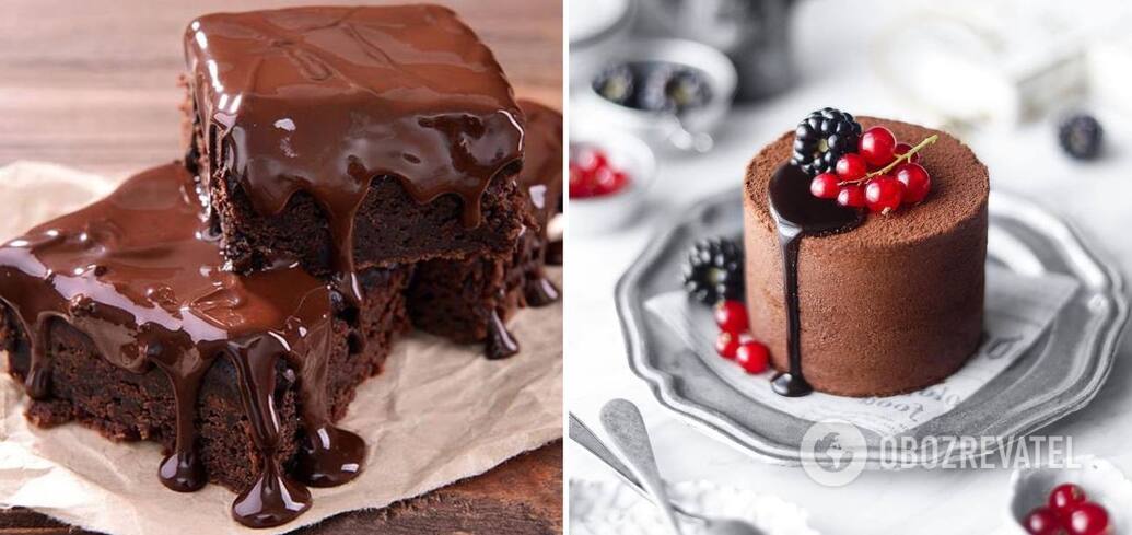 Chocolate desserts without flour: 2 impeccable options